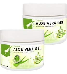 Eurorganic Aloe Vera Gel 2 Adet Cildinize Bakımjeli 100ML