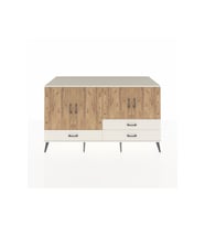 Kronos Konsol 5 Raflı 3 Çekmeceli 4 Kapaklı 176x59x99 Aytaşı-Çam/Aytaşı