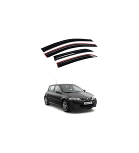 renault megane 2 hb 2003.2009 mugen 4.lü cam rüzgarlığı
