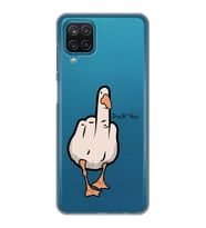 Samsung Galaxy A22 Uyumlu Duck You Tasarımlı Şeffaf Telefon Kılıfı