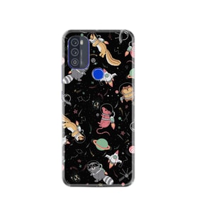 Reeder P13 Blue Max 2021 Kılıf Silikon Desen Planet Animals 1771