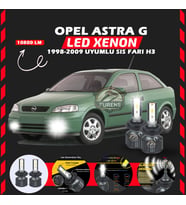 Opel Astra G 1998-2009 Sis Farı Uyumlu Şimşek Etkili Led Xenon Premium Series H3
