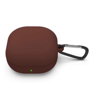 Microsonic Samsung Galaxy Buds 2 Mat Silikon Kılıf Kahverengi