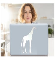 DEFTER STİCKER,LAPTOP STİCKER  AYNALI  ZÜRAFA ŞEKİLLİ 20X14X0,6CM