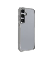 Samsung Galaxy S24 Uyumlu Kılıf Şeffaf Sert Kapak Transparent Hard PC Cover Gri (Gri)