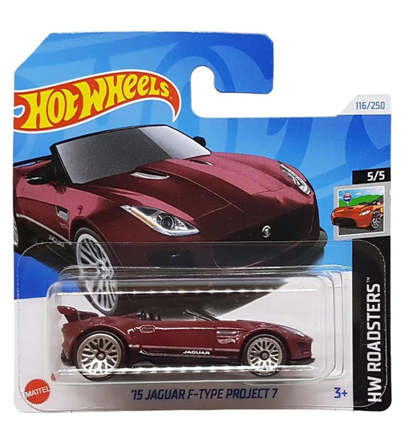 Hotwheels '15 Jaguar F-Type Project 7 赤 Hot Wheels 15 Jaguar F-Type Project 7 (1/64)