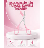 Kaş, Kirpik Ve Tırnak Çevresi Temizliği İçin Çok Fonksiyonlu Makas Yeni Nesil