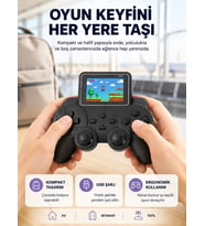 Mini Retro Oyun Konsolu S10 2.8 İnç Ekran Taşınabilir Klasik Atari Yeni Nesil