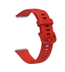 Lexroo Huawei Band 7 KRD-71 Silikon Kordon - Kırmızı