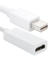 MacBook Pro Air Retina için Mini DisplayPort Dönüştürücü HDMI Çıkışlı (Beyaz)