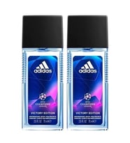 Adidas 2'Li  Champıons League Vıctory Edition Erkek Vücut Spreyi 75 Ml (Siyah)