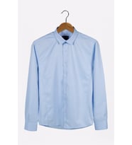 Erkek Ekstra Slim Fit Uzun Kollu Takım Elbise Gömleği 22Y-4300632-1 Mavi