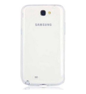 Samsung Galaxy Note 2 Uyumlu Kılıf Zore Süper Silikon Kapak (Renksiz)