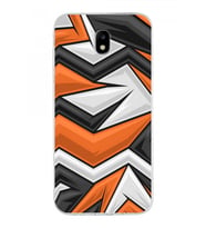 Samsung Galaxy J5 Pro Kapak  Grafiti Tasarımlı Şeffaf Silikon Kılıf