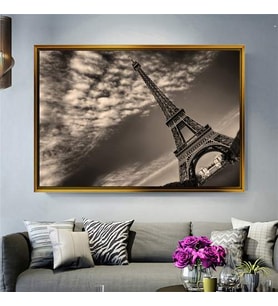 Altın Çerçeveli dekoratif tablo a478 (Gold)
