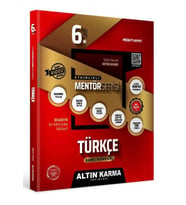 Altın Karma Yayınları 6. Sınıf Türkçe Mentör Etkinlikli Kazanım Soru Bankası