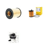 Bosch Filtre Bakım Seti Mazda 3 1.6 D Dizel 2009-2013 Hava + Yağ f. + Yakıt Filtre Bosch