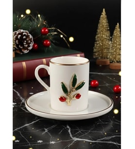 REGNA HOME Fine Living KOKİNA 4 PARÇA 2 KİŞİLİK KAHVE FİNCAN SETİ 93 ML