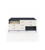 Kronos Konsol 2 Raflı 7 Çekmeceli  220x59x99 Antrasit-Aytaşı/Aytaşı