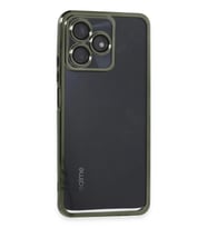 Durukar® Realme C53 Kılıf Lensli Silikon - Yeşil