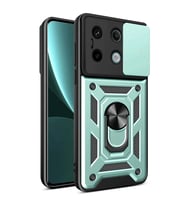 Xiaomi Redmi Note 13 Pro 4g Pars Lens Yüzüklü Silikon - Yeşil