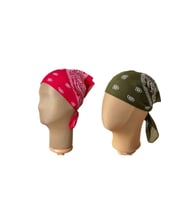 %100 Pamuklu Klasik Desen Unisex 2li Bandana Seti Renkli Bandana Etnik Desenli A Kalite Bandana