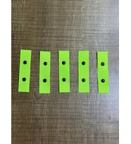 8X2 CM 5 Lİ SİYAH ZIMBALI NEON YEŞİL GİYİM ÇANTA DİKİŞ AKSESUARI