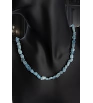 Akuamarin Doğal Taş Tımbıl Kesim 6x8mm Kolye