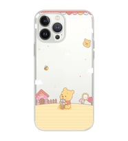 Iphone 12 Pro Uyumlu Winnie The Pooh Tasarımlı Şeffaf Telefon Kılıfı