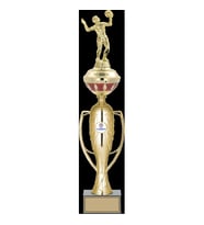 ODAK KUPA - Figürlü Kupalar - Voleybol Kadın Figürlü Kupalar FG-073 B - 51 cm