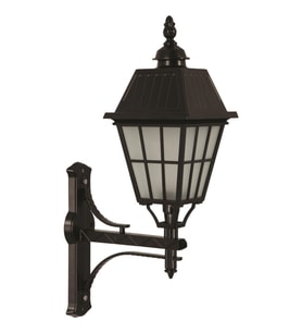 AVONNI BAP-68036-BSY-OP Siyah Boyalı Dış Mekan Aydınlatma E27 Aluminyum Cam 40x23cm