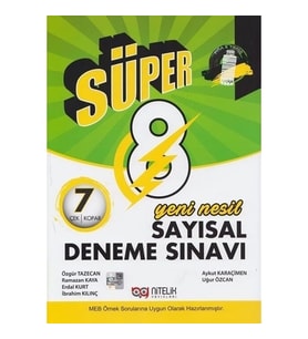 Nitelik Yayınları 8. Sınıf LGS Sayısal Yeni Nesil Süper 7 Deneme