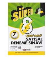 Nitelik Yayınları 8. Sınıf LGS Sayısal Yeni Nesil Süper 7 Deneme