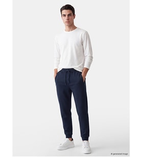 LCWAIKIKI Classic Lacivert Regular Fit Erkek Jogger Eşofman Altı
