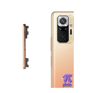 Redmi Note 10 Pro Yan Ses Tuşu Plastik Düğme M2101K6G M2101K6R Uyumlu