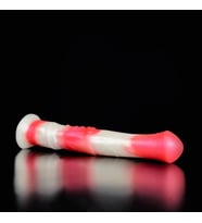 Bulutlarin Üzerinde Fantezi Vibratör 28.5cm, Kişiselleştirilebilir Renkli Neon Büyük Kalın Dildo
