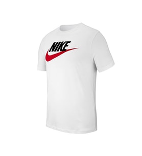 Nike M NSW TEE ICON FUTURA Beyaz Erkek T-Shirt AR5004-100