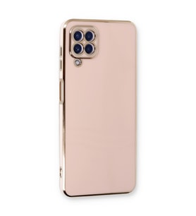 Galaxy A22 Kılıf Volet Silikon - Pembe