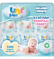 Lexroo Bebek Temizleme Pamuğu 6*60 Adet