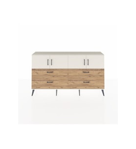 Arges Konsol 2 Raflı 4 Çekmeceli 4 Kapaklı 176x30x99 Aytaşı-Aytaşı/Çam