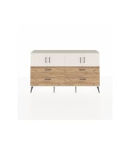 Arges Konsol 2 Raflı 4 Çekmeceli 4 Kapaklı 176x30x99 Aytaşı-Aytaşı/Çam