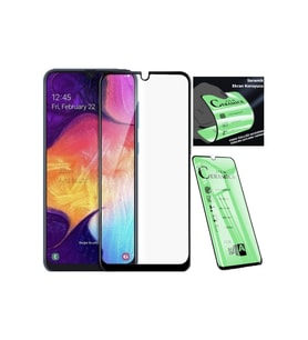Samsung Galaxy A32 Uyumlu Seramik Nano Cam Esnek Tam Full Kaplayan Kırılmaz Ekran Koruyucu