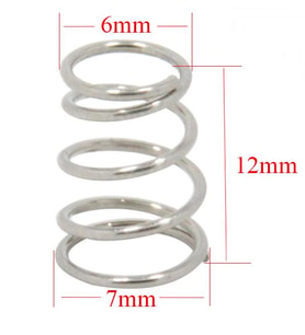 3D Yazıcı Isıtmalı Yatak Platformu Destek Yayı Çap 6-7Mm X 1 Adet  (rf127)