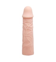 Penis Kılıfı, Penisi 5 Cm Uzatan Dolgulu Yumuşacık Silikon Kılıf Ve Kaydırıcı Özellikli Jell Hediyeli