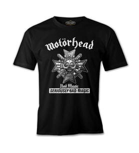 Motörhead - Bad Magic Siyah Erkek Tshirt
