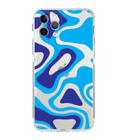 Apple iPhone 11 Pro Uyumlu Kamera Korumalı Tıpalı Kapak Renkli Desen Tasarımlı Şeffaf Kılıf