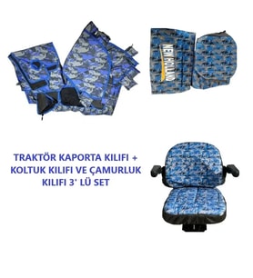 New Holland TT 60 Tarla Tipi Traktör Kılıfı Branda (04)