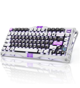 GravaStar Mercury V75 Manyetik Switch Gaming Klavye, Kablolu, İngilizce Q, Mecha Gray
