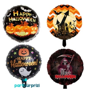 Halloween Cadılar Bayramı 4lü Folyo Balon Set