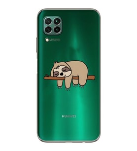 Huawei P40 Lite Uyumlu Baskılı Yumuşak Silikon Şeffaf Telefon Kılıfı
